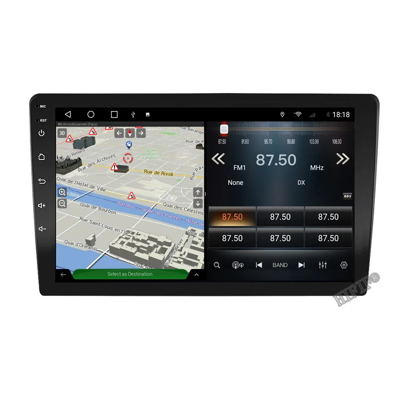 Автомобильный мультимедийный плеер на Android 10 2 для Peugeot 107 Toyota Aygo Citroen C1 2005 2014 радио