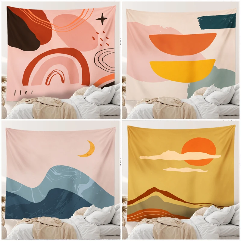 

Diamosaic Tapestry Bedroom Dorm Decorative Digital Printing Bedside Tapestry Hanging Cloth Wall Arts Tapestries Home Decorations