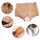 Силиконовые Реалистичные трусики-Вагина транссексуал трансвестит киска трусики трансгендер искусственный секс поддельное нижнее белье увеличитель бедер
