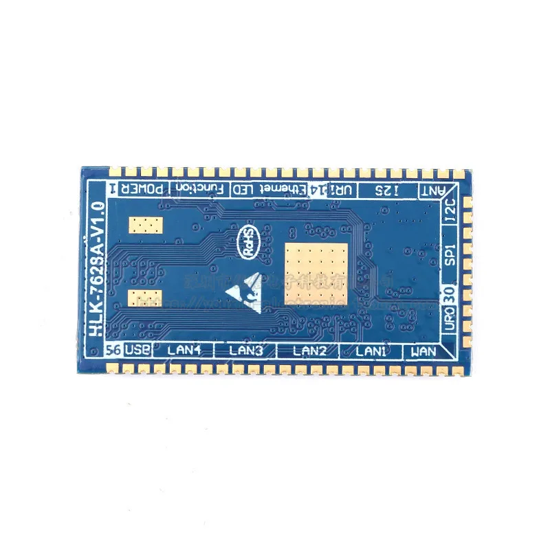 

HLK-7268N Multi-function Serial Port WiFi Wireless Module MMT7628AN/MT7628NN Chip Supports Linux OpenWRT Operating System