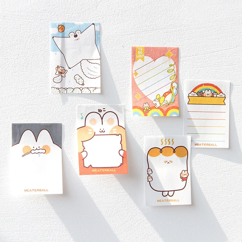 30 Pcs Check List Sticky Notes Cute Self-adhesive Notepads Paper Post Stickers Scratch Pads For Home School Office |