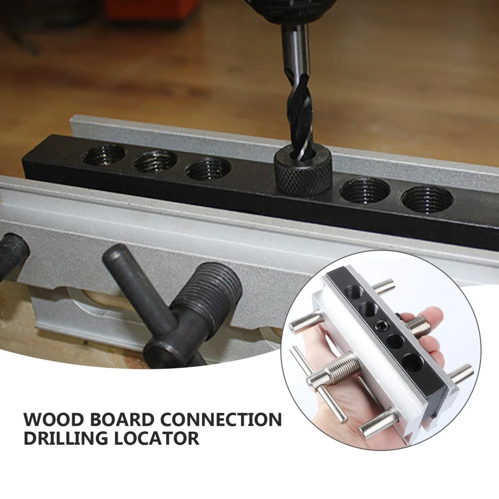 

Metric Woodworking Positioner Locator Drilling Guide Professional Dowel Jig