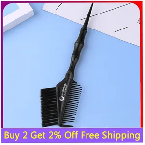 Набор аксессуаров для окрашивания черных волос 1 шт., расческа для окрашивающий краситель волос, пластиковая чаша для смешивания красок, сделай сам, инструмент для укладки волос