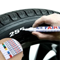1pc car paint marker pen waterproof permanent paint marker pen ink car tyre tire tread rubber metal stationary painting supplies