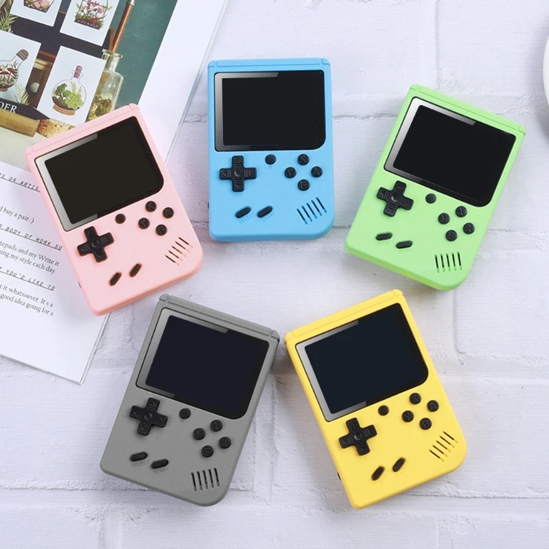 

Mini Retro Game Console Built In 800 Classic Games 3 Inch Screen Rechargeable Battery Portable TV Retro FC Game Console for