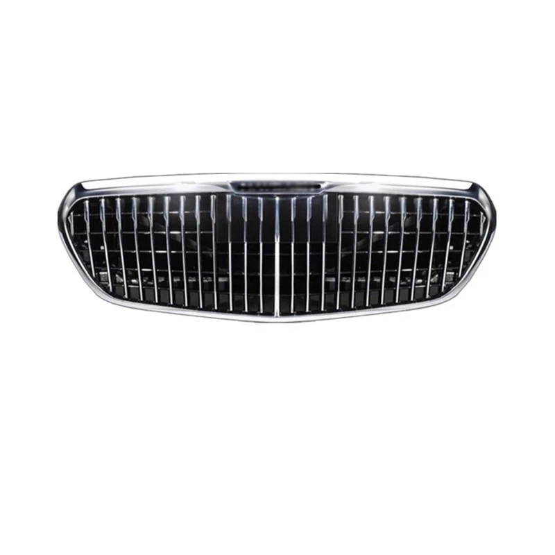

Car Styling Center Grill For Benz S-Class W223 Modified to Maybach 2021 S450 S400 ABS plastic front bumper grill Vertical Bar