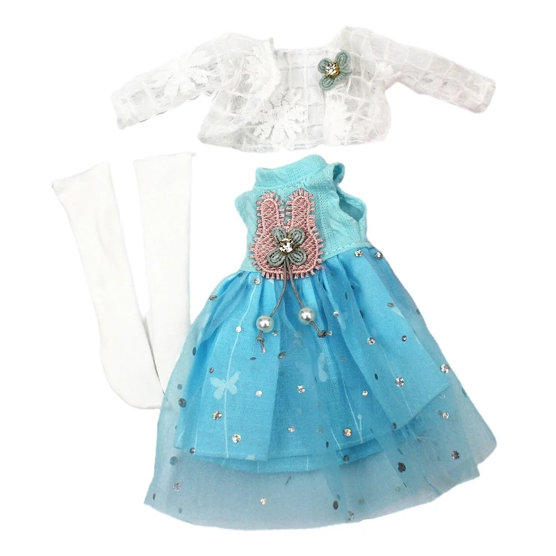 

Exquisite Doll Clothes Handmade High Quality Doll Accessories For Barbi Blyth 203E