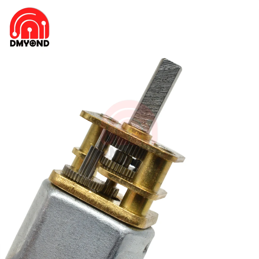 GA13-050 12 Вольт в DC мотор редуктор колесико энкодера шестерни V 100RPM микро скорость