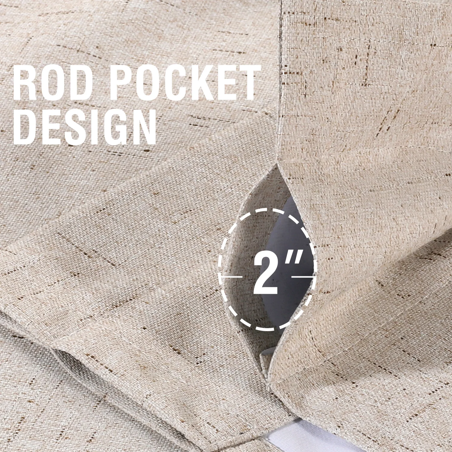 

2 pcs Full Blackout Linen Curtains for Living Room Block Heat Coating Curtains Ready Made Fabric Curtain for Living Room Bedroom