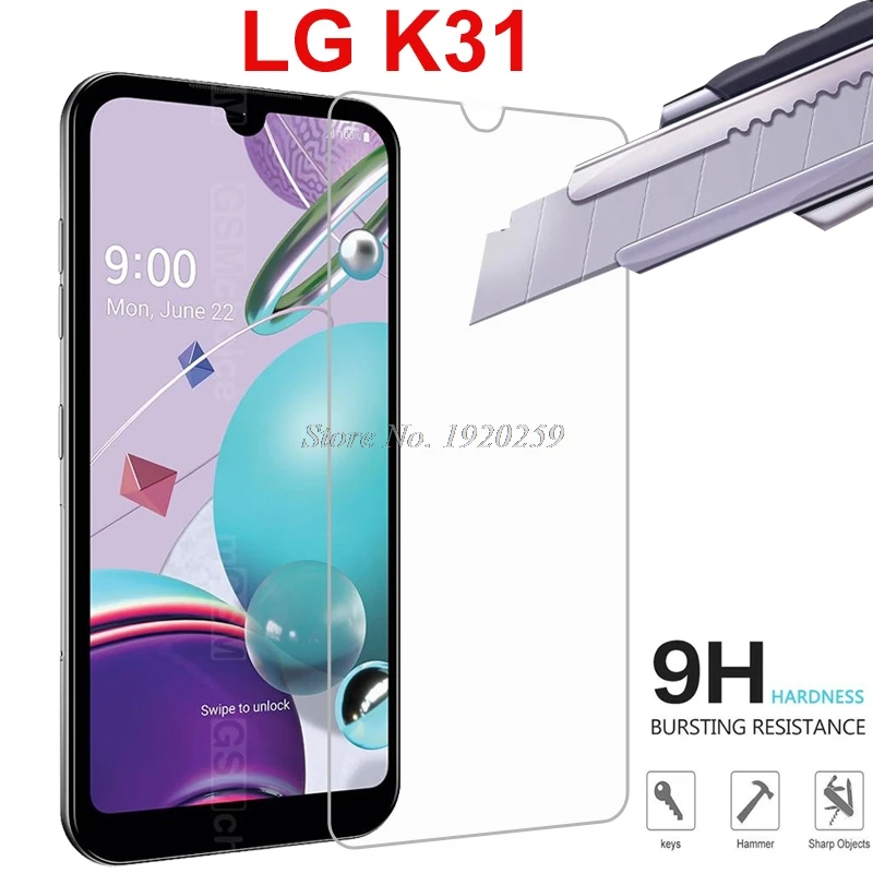 

Screen Protector For LG K31 LMK300Q Tempered Glass 9H Hardness High Quality Protective Film For LG K31 5.7" Toughened Glass