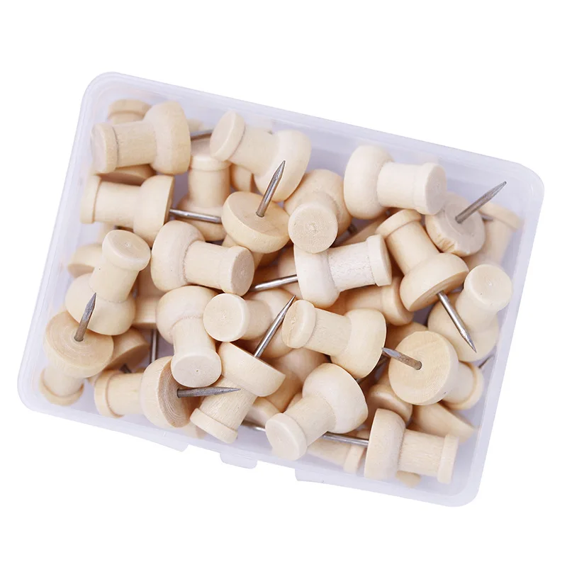Деревянная головка игла для позиционирования из натуральной пробки деревянные