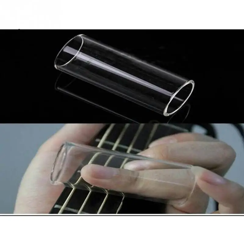 

New design Plexiglass Glass slide Guitar Accessories Guitar Finger Sliders 60mm Length 22mm Inradius