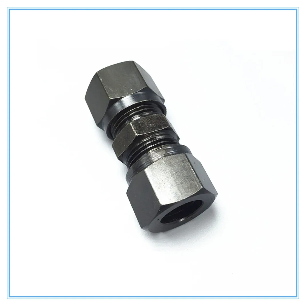 

Hydraulic iron joint fluid joint Pipe Fitting with a Marine terminal straight through 6/8/10/12/14mm double card set