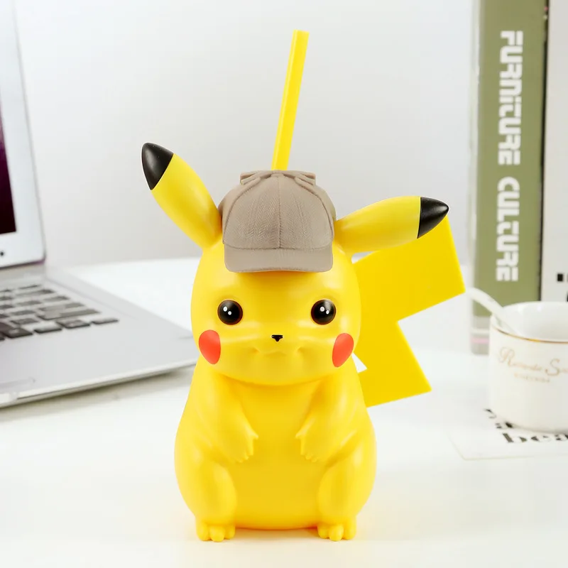 2021 подлинный Покемон детектив Пикачу мультфильм воды чашки Аниме модель чашка