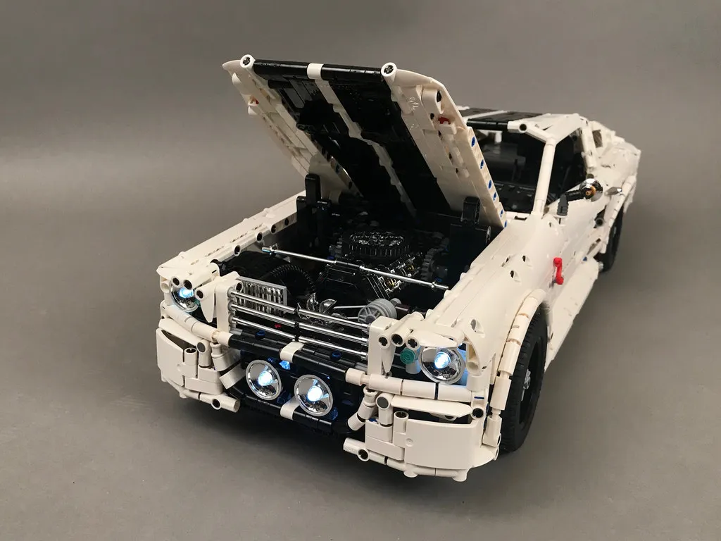 MOC Technic серия RC Ford Mustang 1967 ураган 60 секунд Elena технология дистанционного управления строительные блоки кирпичи детские игрушки