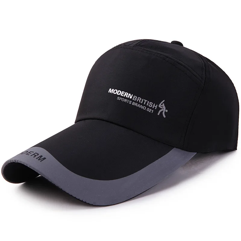 

Super Extra Long Bill Snapback Cap Lengthened Brim Cap Sun Protection Baseball Cap Adjustable Breathable Sports Hat