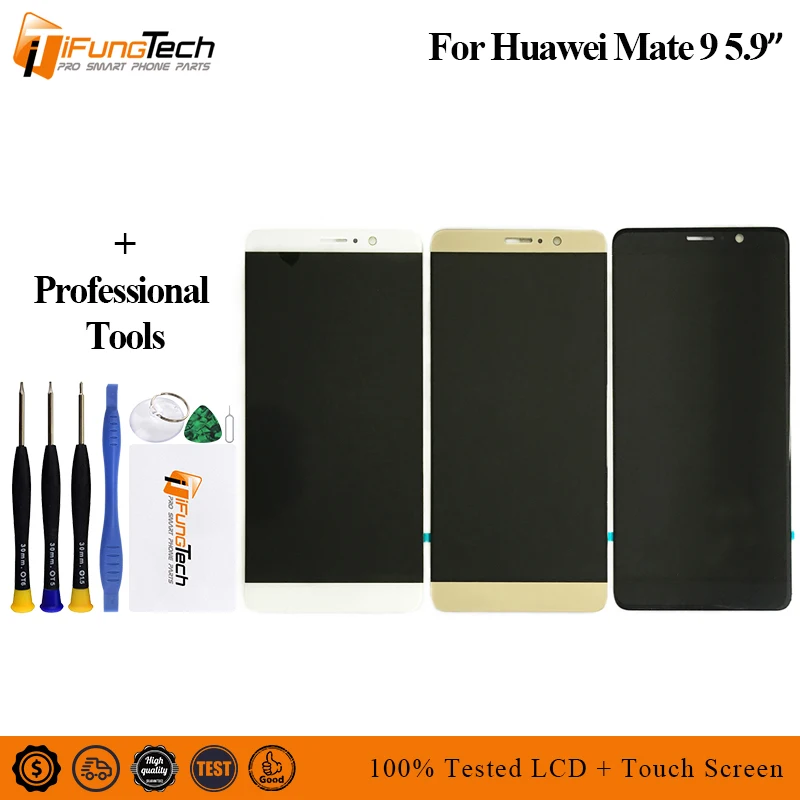 Оригинальный ЖК дисплей 5 9 &quotдля Huawei Mate сенсорный экран дигитайзер датчик с
