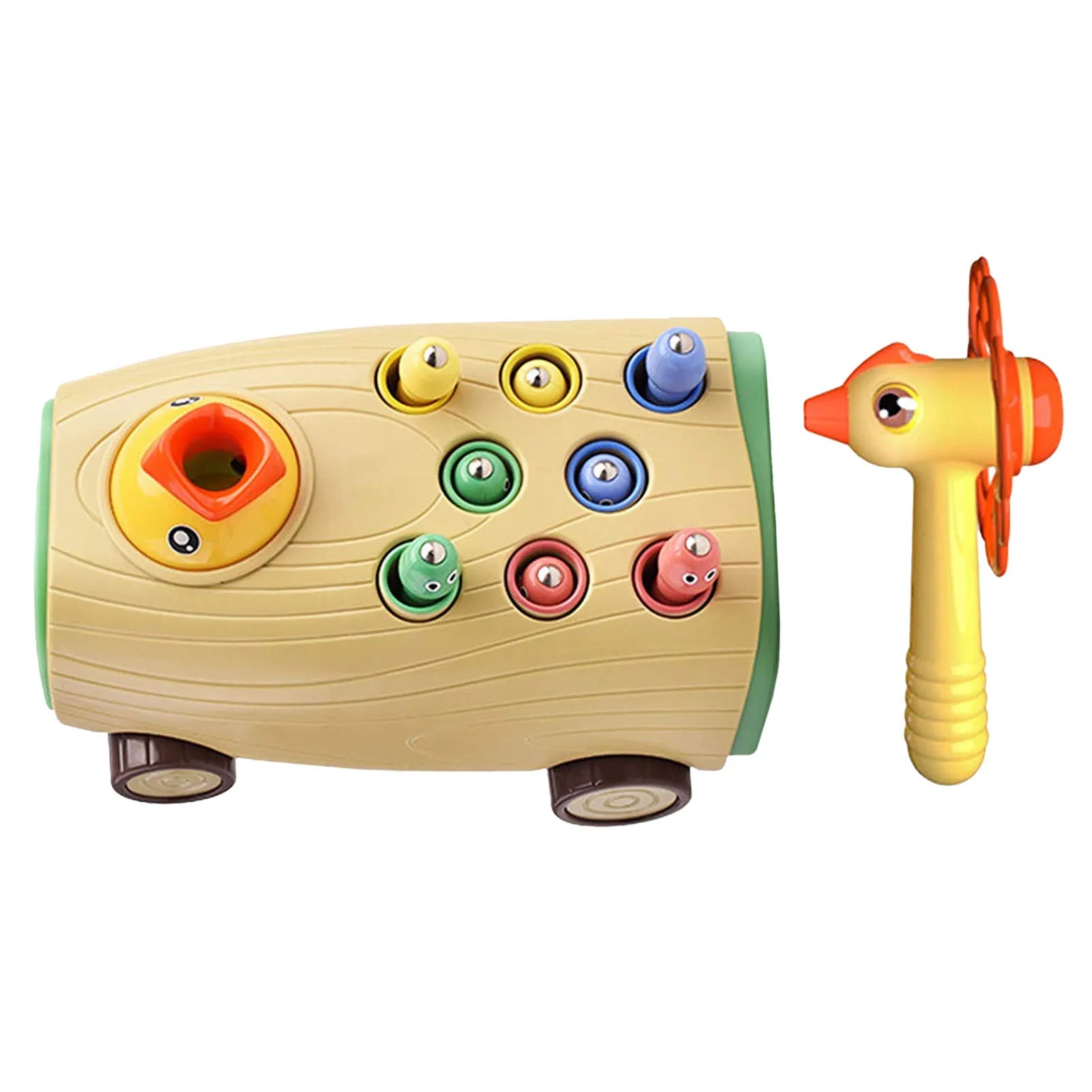 

Woodpecker Insect-catching Game Kids Toy Magnetic Wooden Woodpecker Catch The Worms Animal Game Toy Children Educational Toys
