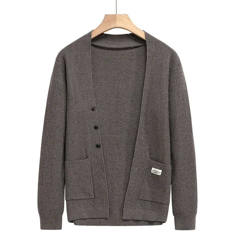 2021 High End Designer New Winter Brand Fashion Knit Autum Mens Button Cardigan Sweaters Cute Casual Men Coats Jacket Clothing