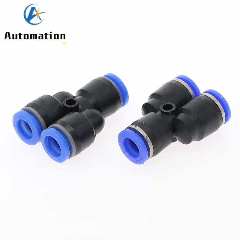 Быстроразъемный пневматический Фиттинг 3 ходовой Y образный наружный диаметр 4 6 8