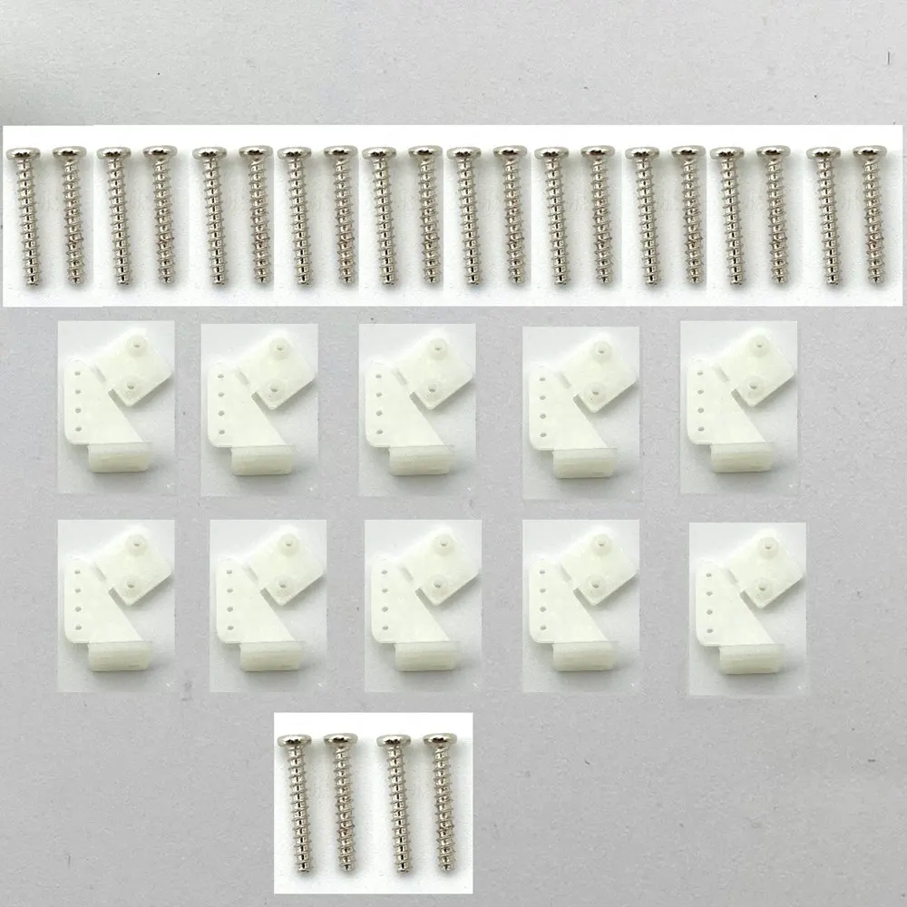 DIY RC Plane Parts Servo Horn With Screws 10 Pcs 3 Color Options | Игрушки и хобби