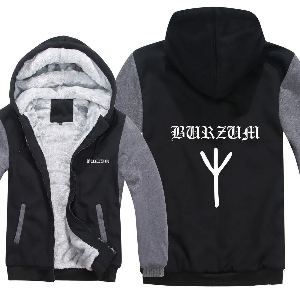Худи Burzum куртка Мужское пальто зимние мужские повседневные флисовые толстовки с
