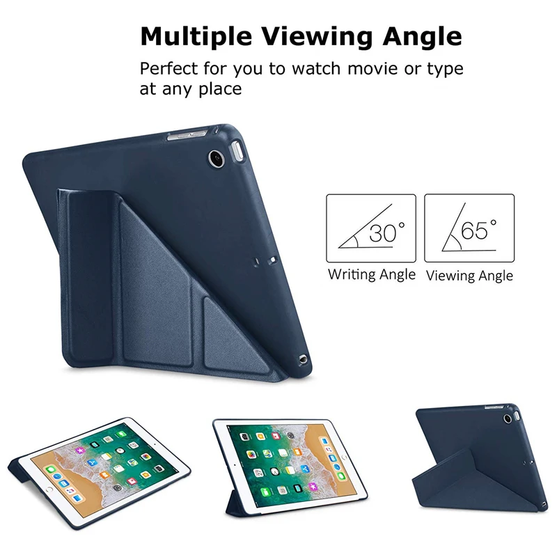 Для Apple iPad Mini 5 Чехол многоразовый из искусственной кожи умный чехол для iPad Mini 4 волшебный Флип Жесткий чехол с подставкой