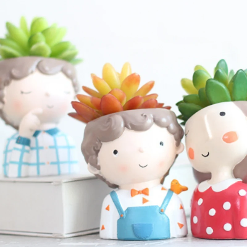 Для девочек в цветочек растения ваза европейском стиле Стиль сочные горшки для