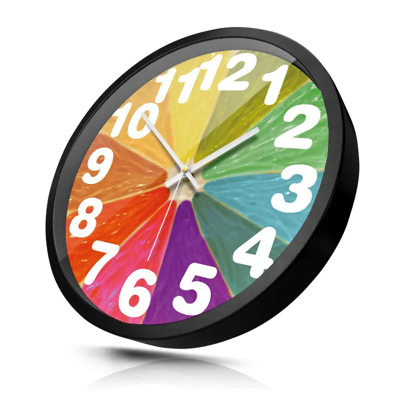 Большие креативные настенные часы беззвучные минималистичные цифровые для