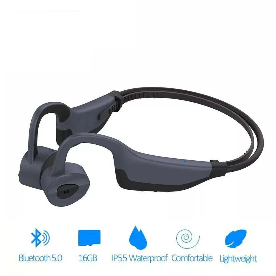 

Bluetooth-наушники для плавания, 16 ГБ, водостойкие
