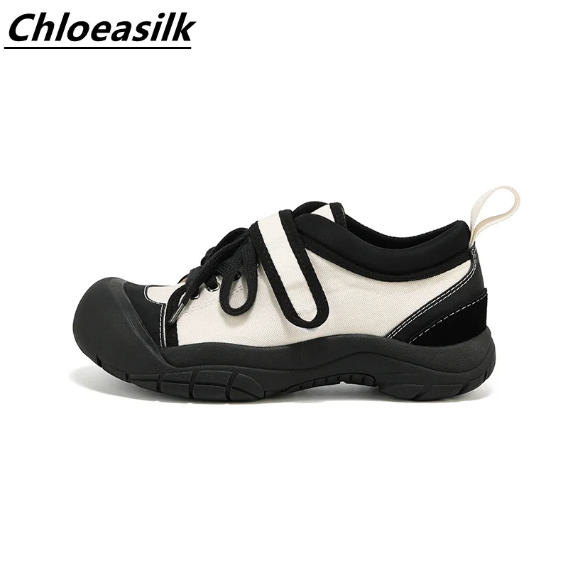 

2022 New Canvas Shoes Low Cut Soft Bottom Mary Jane Shoes Ugly Casual Single Shoes Big Head Loafers Women's Lazy Shoes
