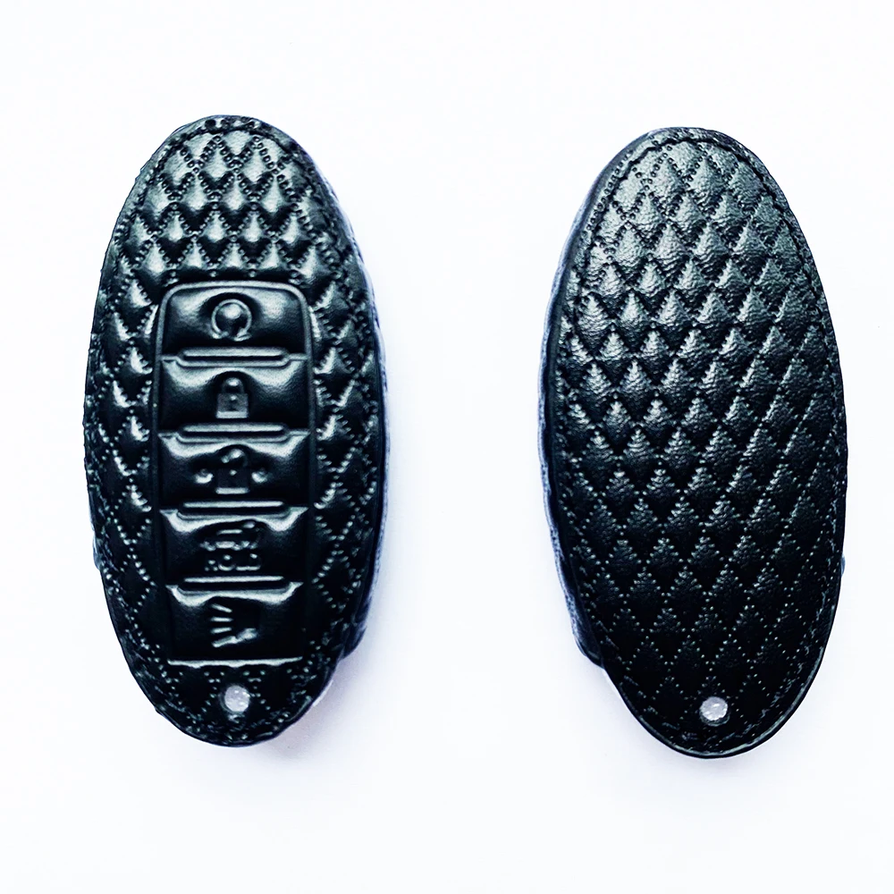 Чехол для ключей из натуральной кожи Nissan Altima Maxima Infiniti EX FX G37 Q60 QX50 QX70 умный чехол