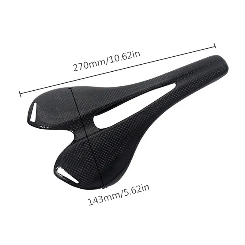 WEST BIKING Full Carbon Fiber Bicycle Saddle Ultralight Matte Gloss Racing Seat Mountain Road Bike Cycling Accessories | Спорт и