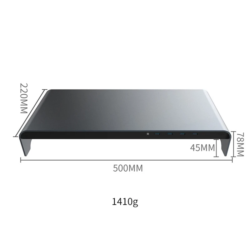 

Desktop Computer Sn Monitor Increased Rack Imac All-In-One Base Pad Office Desktop Keyboard Storage