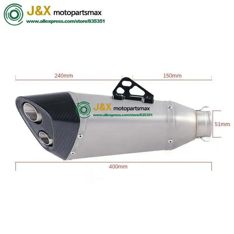 Полная система без застежки для kawasaki ER6N ER6F NINJA650R 2012 2016 Ninja650 Z650 мотоциклетный