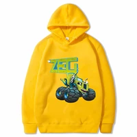 children boys blaze speed cartoon sweatshirt blaze car monster machine print hoodie spring and autumn boys girls kids clothes