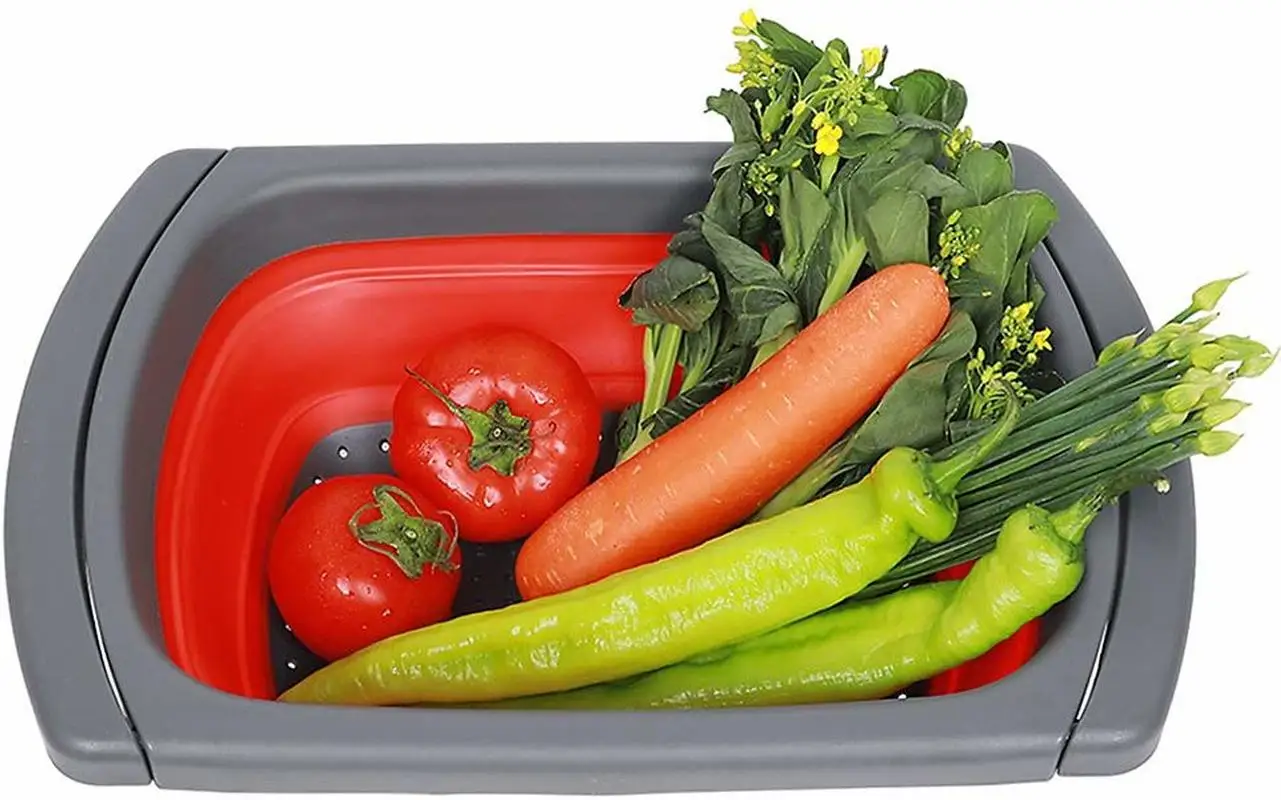 Кухонные инструменты дуршлаг складной раковина овощей/дуршлаг для фруктов