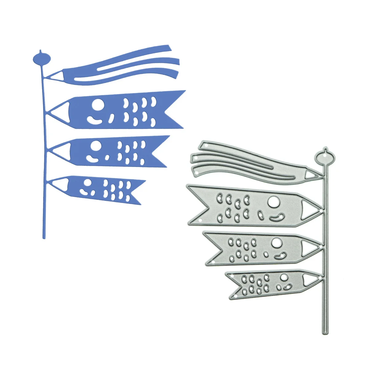 Для скрапбукинга японский Koinobori фотообразный металлический режущий штамп