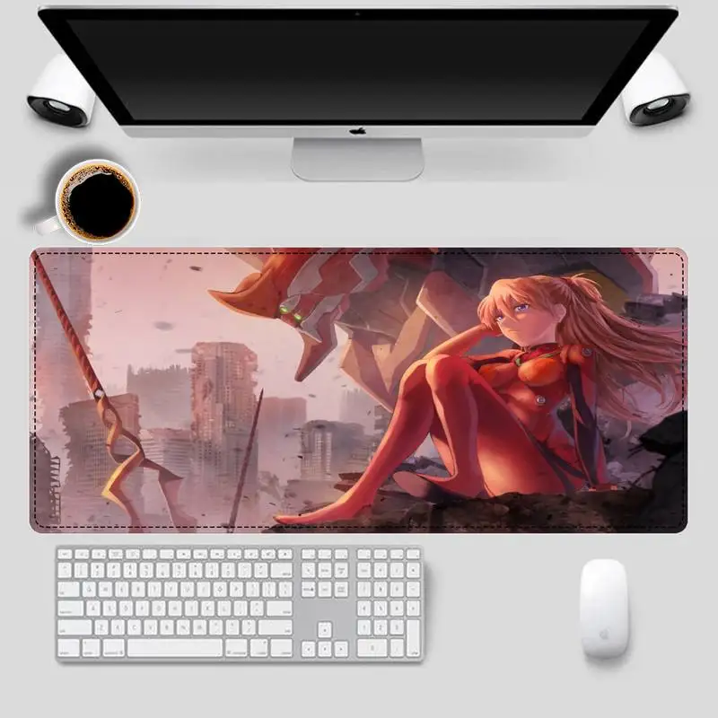 Милый игровой коврик для мыши Asuka Langley Soryu клавиатуры Настольный игровые