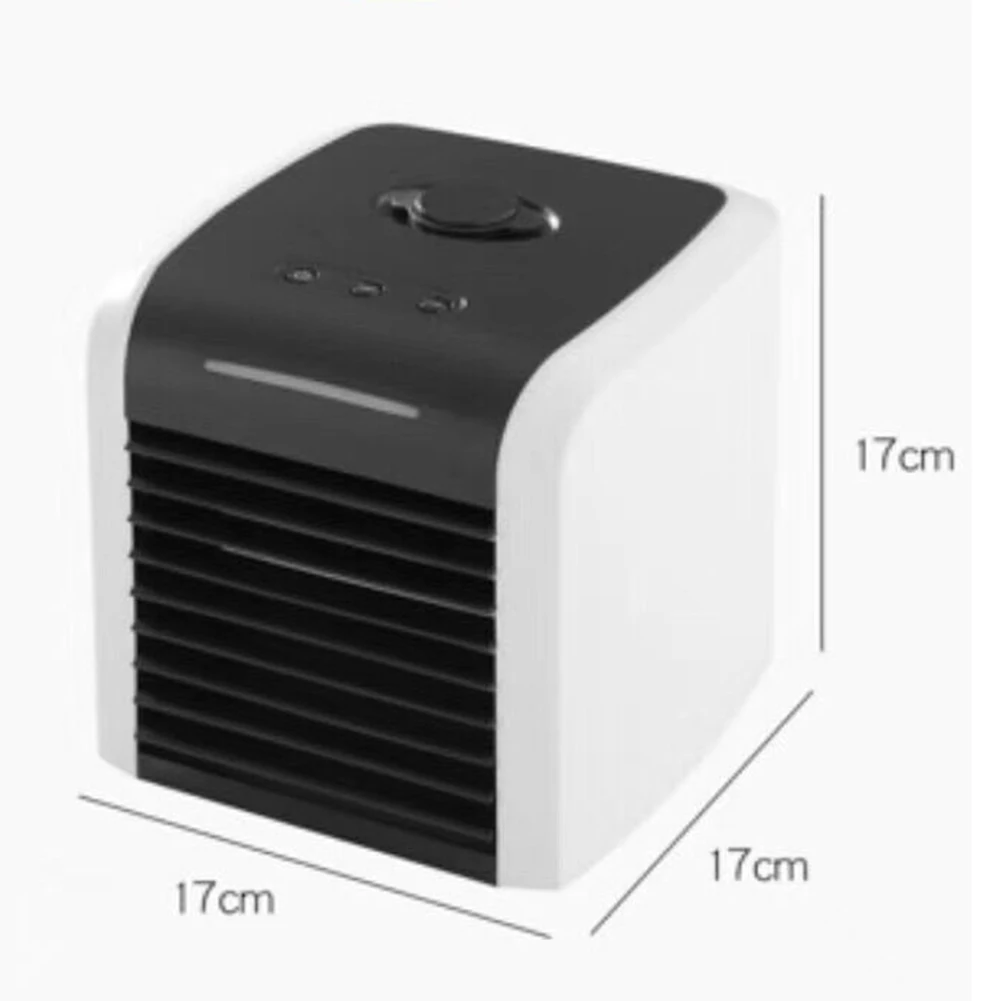 Домашний мини Кондиционер охлаждающий вентилятор USB перезаряжаемый портативный
