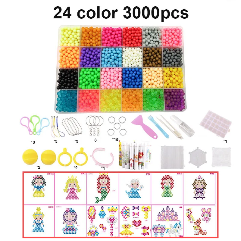 Волшебные водяные бусины DIY игрушки для детей формы животных ручная работа