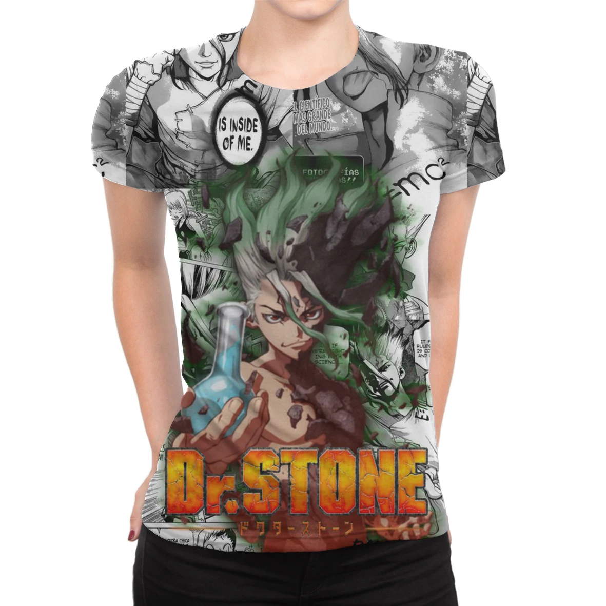 

Dr STONE 3D Tee Shirt Women Summer T Shirt 3d Printed Tshirts Short Sleeve Anime Cartoon Tshirt Female Oversized T-Shirt Tee