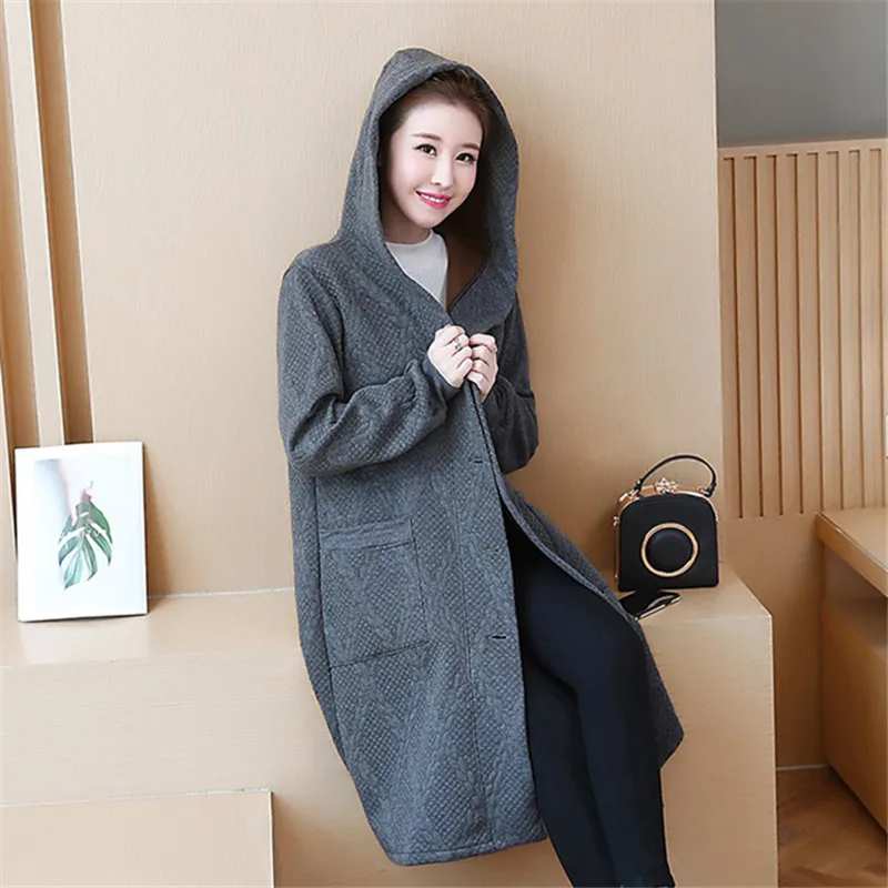 2020 осенне зимнее пальто Женская ветровка куртка большого размера 5XL свободная