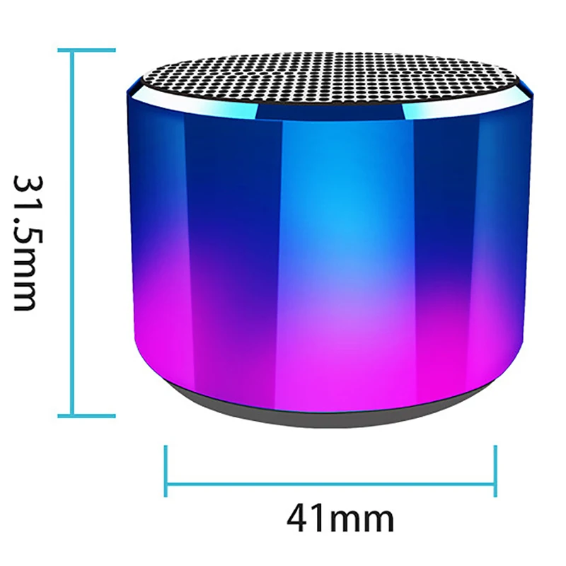 

Bluetooth ABS Mini Small Steel TWS Subwoofer Mini Speaker Portable Speaker
