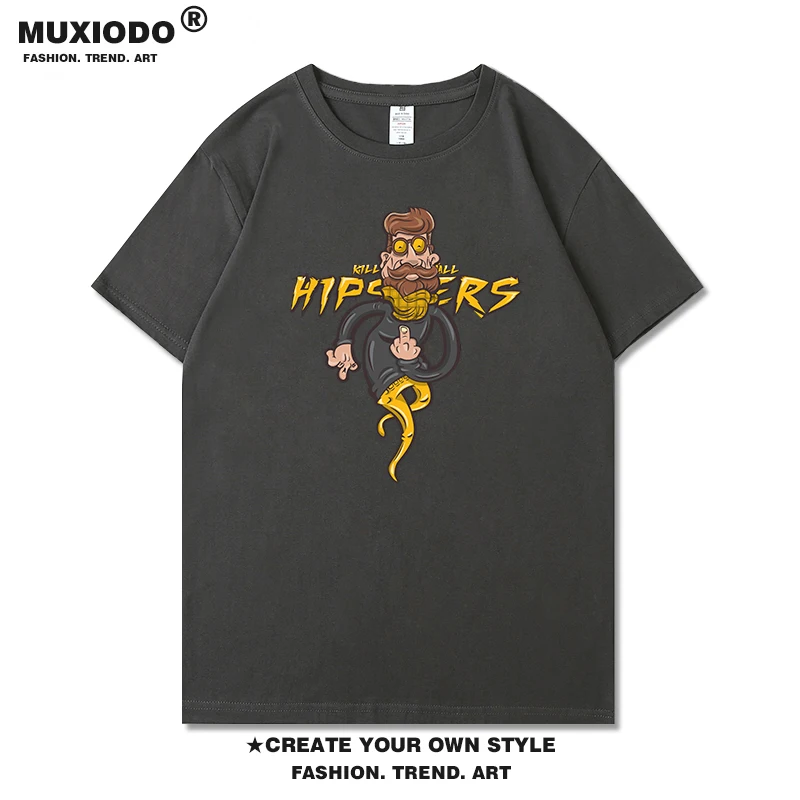 

Graffiti Creative Cartoon funny Tee Shirt Men Woman Fashion T Shirt Brand Casual Loose Tops Male Hip Hop Harajuku T-Shirts