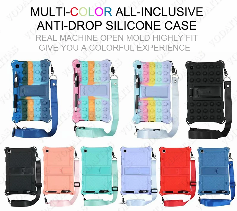 for samsung galaxy tab a 7 10 4 t500 t505 t507 case kids safe foam shockproof stand tablet cover for tab a7 104 2020 strap pen free global shipping