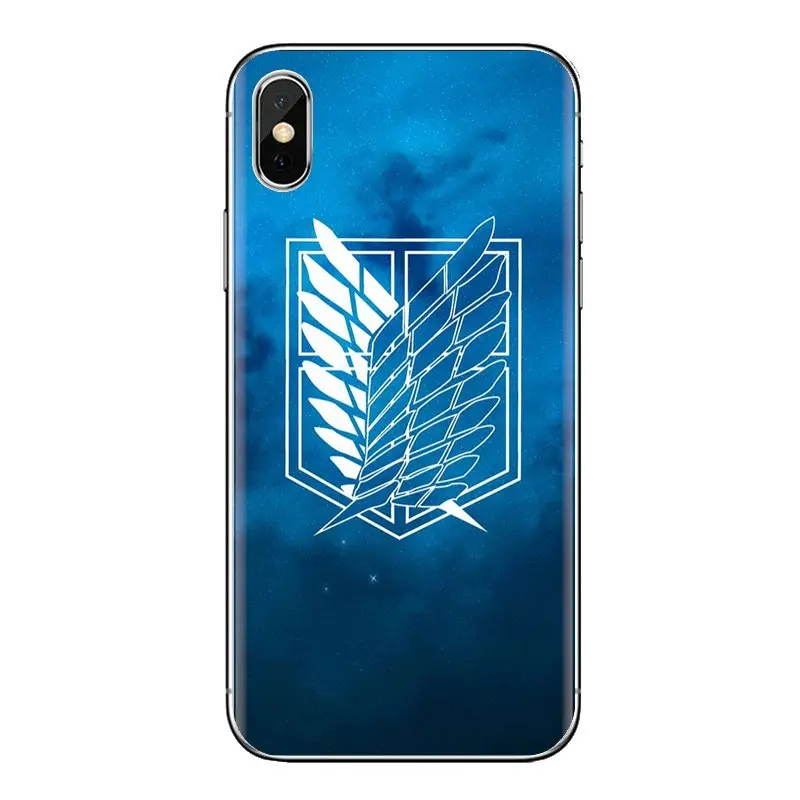 Attack on Titan Wings Libert Logo Silicone Phone Covers For Xiaomi Redmi 4 3 3S Pro Mi3 Mi4 Mi4i Mi4C Mi5 Mi5S Mi Max Note 2 |
