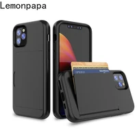 pctpu shockproof phone case for iphone 12 11 pro max card pocket phone case for iphone 6 7 8 plus x xr xs max se2020 phone case