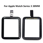 Черное Переднее стекло для Apple Watch Series 3 38 мм 42 мм iWatch сенсорный экран дигитайзер внешняя стеклянная панель