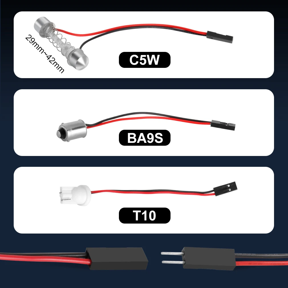 Автомобильная панель лампа для чтения карты купольный светодиодный Festoon C5W BA9S T4W